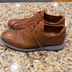 Cole Haan Tan Leather Oxfords
